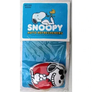 Sealed 1965 Vintage Peanut Snoopy Cool Sunglasses Woodstock Auto Refreshener NOS